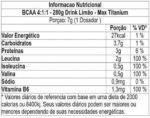 Max Titanium Bcaa 4: 1: 1-280G Drink Limão - - Imagem 2