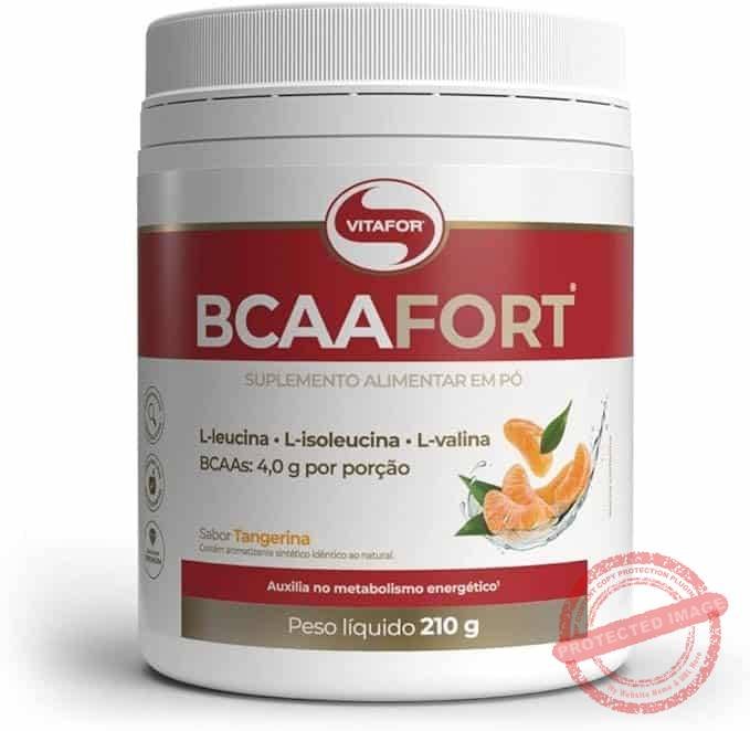 Vitafor-BCAA-Fort-210g-Tangerina-1.jpg Vitafor - BCAA Fort - 210g - Tangerina - Imagem 1